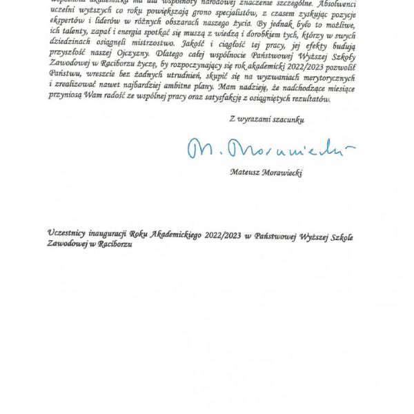 List gratulacyjny - Premier Mateusz Morawiecki1024_2