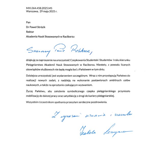 minister zdrowia